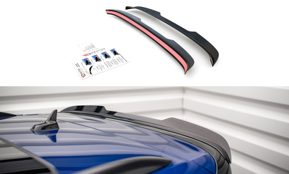Spoiler CAP für Volkswagen Tiguan R / R-Line Mk2 Facelift schwarz matt