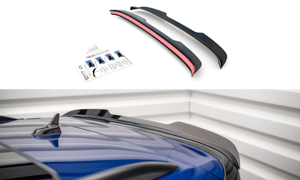 Spoiler CAP für Volkswagen Tiguan R / R-Line Mk2 Facelift Carbon Look
