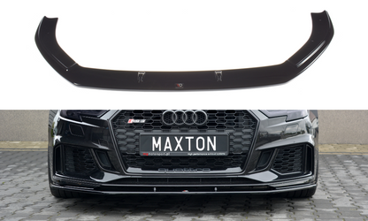 Front Ansatz V.1 für Audi RS3 8V FL Sportback schwarz matt