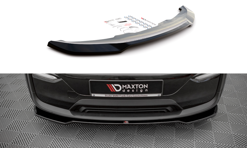 Front Ansatz V.1 für BMW i3 Mk1 Facelift schwarz matt