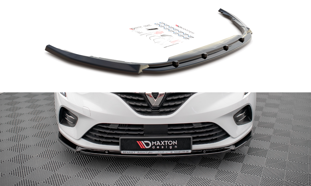 Front Ansatz V.2 für Renault Clio Mk5 Carbon Look