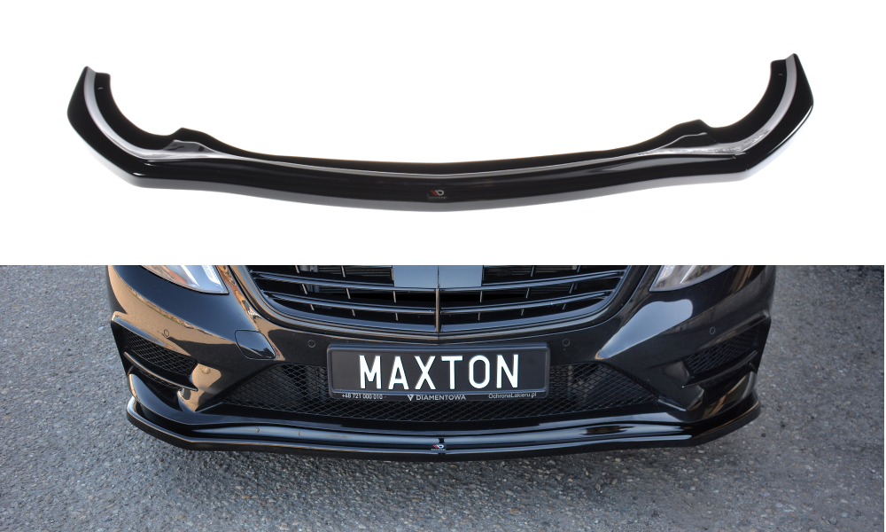Front Ansatz V.1 für Mercedes S-KLASSE AMG-LINE W222 Carbon Look