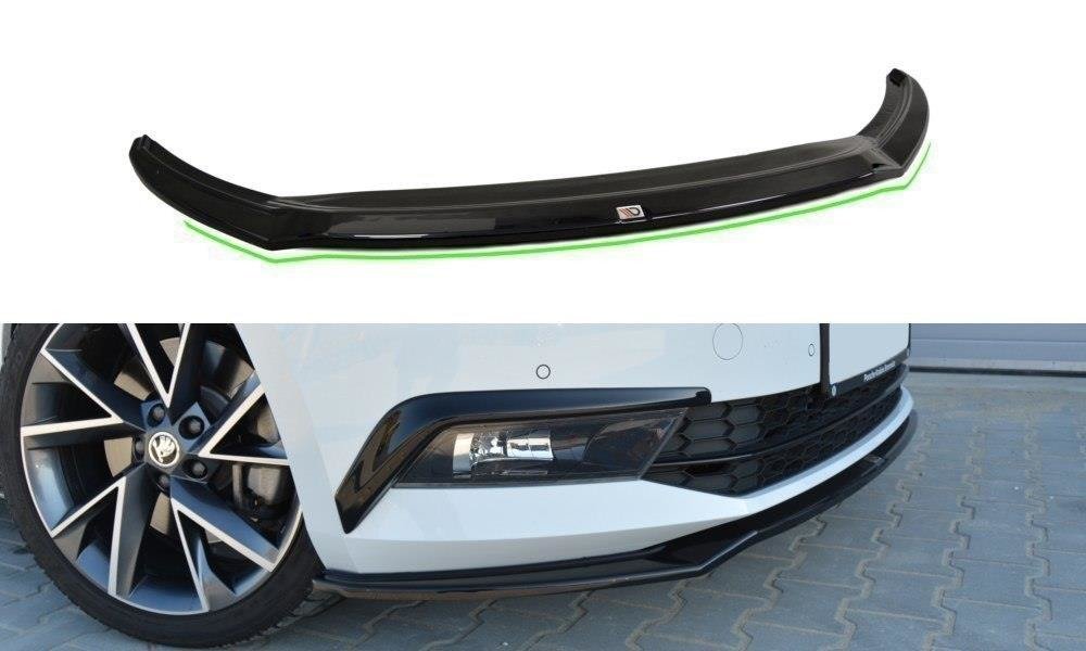 Front Ansatz für v.2 SKODA SUPERB III Carbon Look