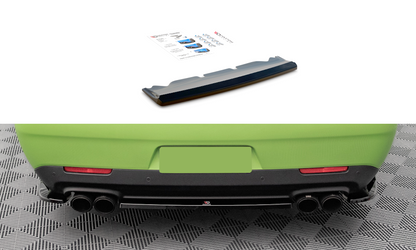 Mittlerer Diffusor Heck Ansatz für Dodge Challenger SRT Hellcat Mk3 Carbon Look