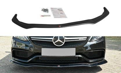 Front Ansatz V.1 für Mercedes C-Klasse S205 63 AMG Kombi schwarz matt