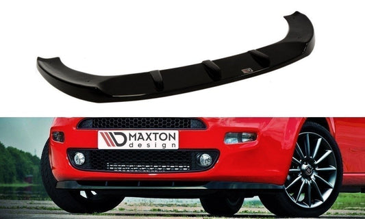 Front Ansatz für FIAT PUNTO STANDARD FACELIFT, PREFACE schwarz Hochglanz