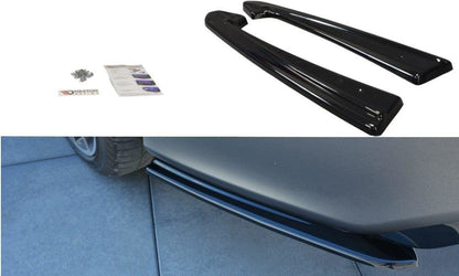 Heck Ansatz Flaps Diffusor für Audi RS7 C7 FL schwarz matt
