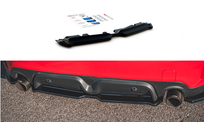 Mittlerer Diffusor Heck Ansatz für Mini Countryman Mk2 F60 JCW Carbon Look