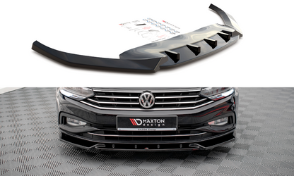 Front Ansatz V.2 für Volkswagen Passat B8 Facelift schwarz matt