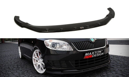 Front Ansatz für SKODA FABIA II Facelift, Serie Carbon Look