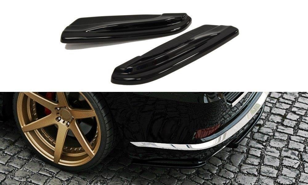 Heck Ansatz Flaps Diffusor für Jeep Grand Cherokee WK2 Summit Facelift schwarz matt