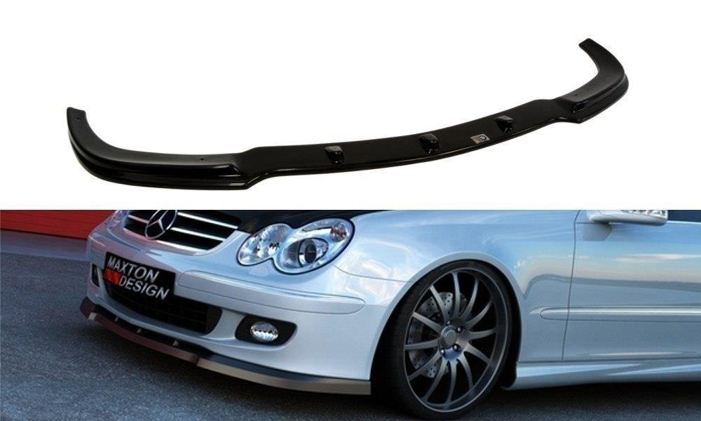 Front Ansatz für MERCEDES CLK W209 Facelift FÜR Serie Carbon Look