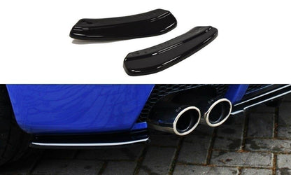 Heck Ansatz Flaps Diffusor für ALFA ROMEO 147 GTA schwarz matt