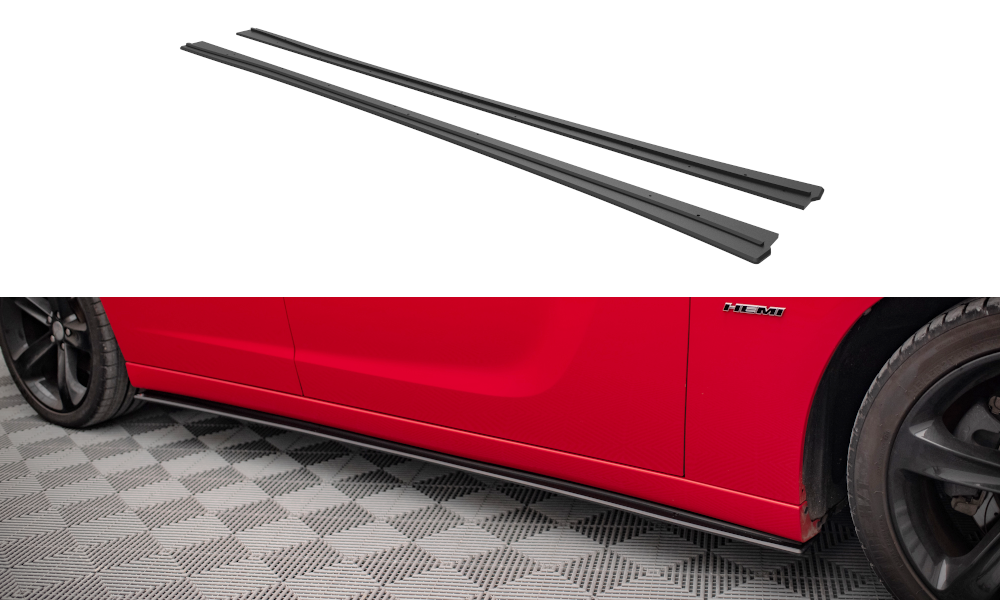 Street Pro Seitenschweller Ansatz für Dodge Charger RT Mk7 Facelift