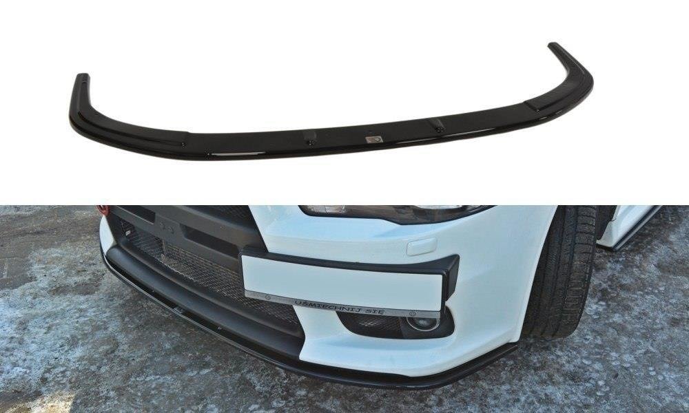 Front Ansatz V.2 für Mitsubishi Lancer Evo X schwarz matt