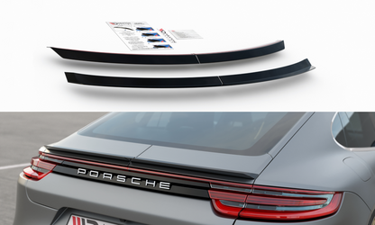 Spoiler CAP für Porsche Panamera GTS 971 schwarz Hochglanz
