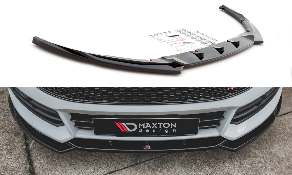 Front Ansatz V.5 für Ford Focus ST Mk3 Facelift Carbon Look