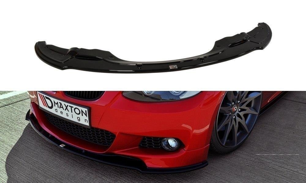 Front Ansatz für BMW 3er E92 M Paket vor Facelift schwarz matt