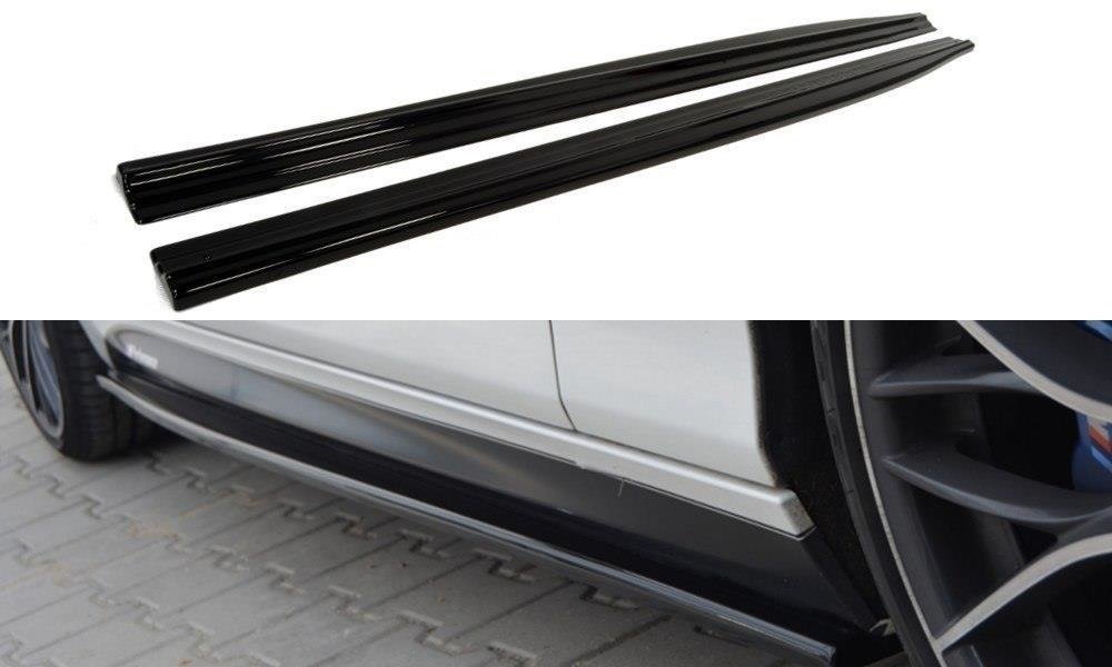 Seitenschweller Ansatz für BMW 1er F21 M135i / M140i / M-Paket schwarz Hochglanz