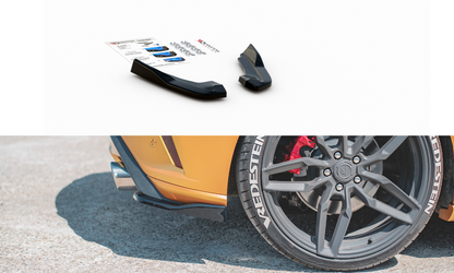 Heck Ansatz Flaps Diffusor V.2 für Ford Focus ST Mk4  schwarz matt