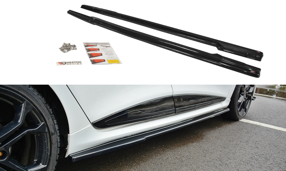 Seitenschweller Ansatz für RENAULT CLIO MK4 RS   Carbon Look