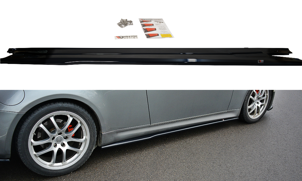 Seitenschweller Ansatz für INFINITI G35 COUPE Carbon Look