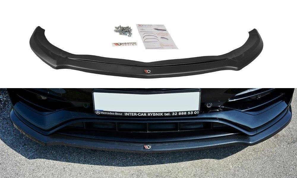 Front Ansatz V.1 für Mercedes A W176 AMG Facelift schwarz matt