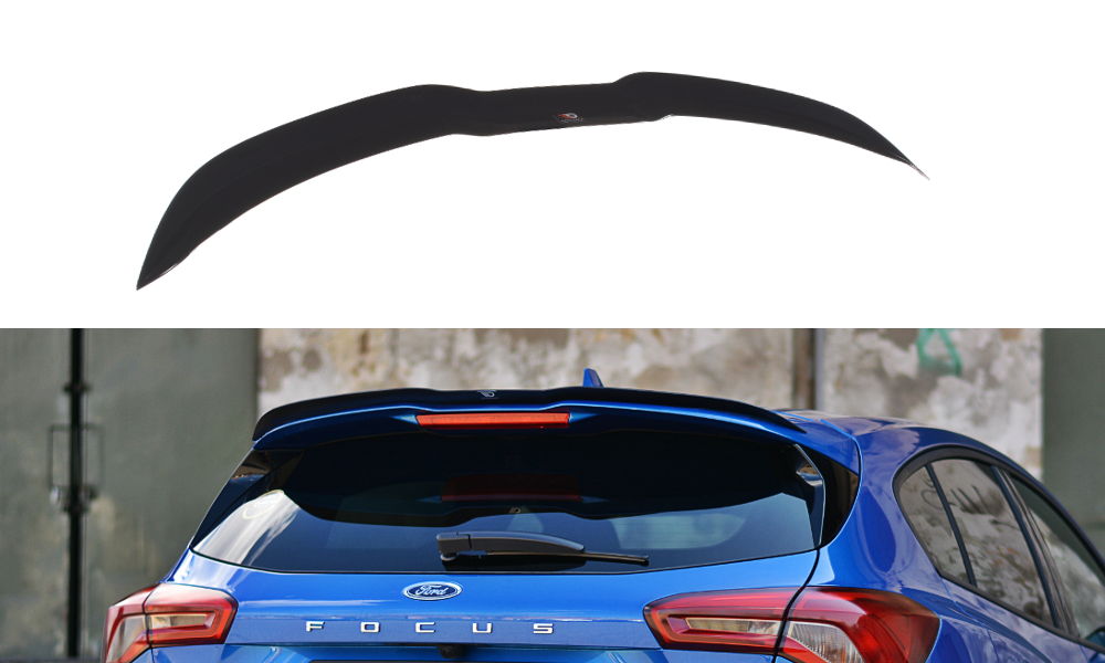 Spoiler CAP V.1 für Ford Focus ST-Line Mk4 schwarz Hochglanz