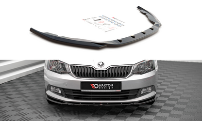 Front Ansatz V.2 für Skoda Fabia Mk3 schwarz matt