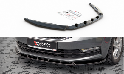 Front Ansatz V.1 für Skoda Octavia Mk3 Facelift Carbon Look