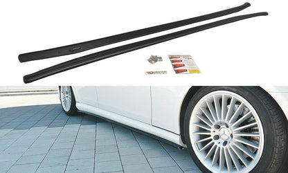 Seitenschweller Ansatz für Mercedes CLS C219 55AMG Carbon Look
