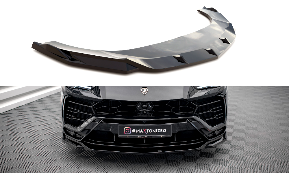 Front Ansatz V.3 für Lamborghini Urus Mk1 schwarz Hochglanz