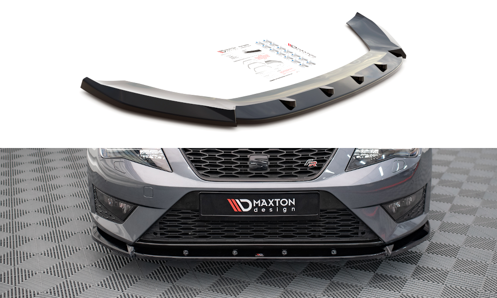 Front Ansatz V.1 für Seat Leon FR / Cupra Mk3 Carbon Look