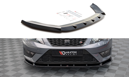 Front Ansatz V.1 für Seat Leon FR / Cupra Mk3 Carbon Look