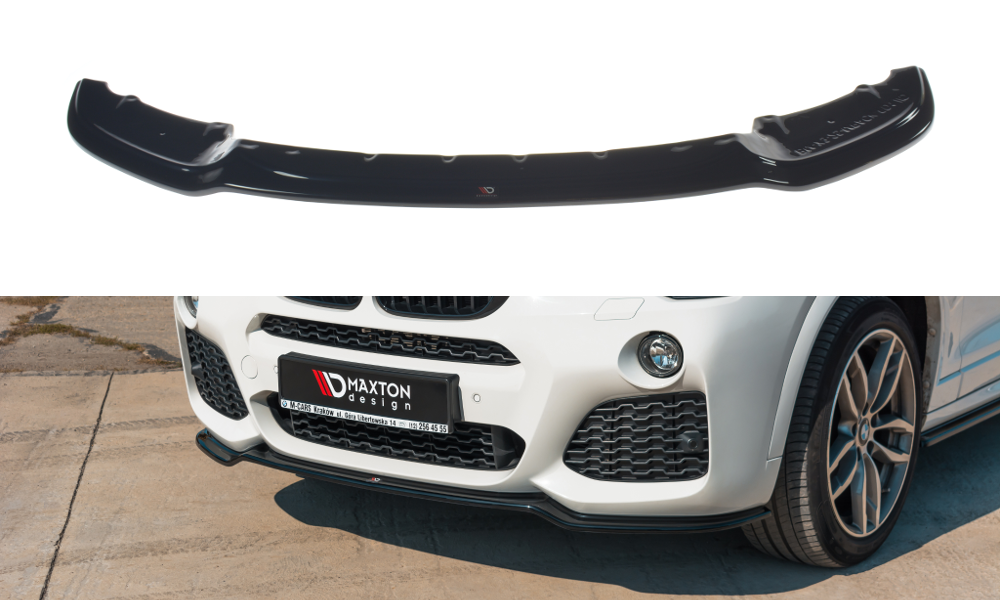 Front Ansatz für BMW X3 F25 M-Paket Facelift Carbon Look