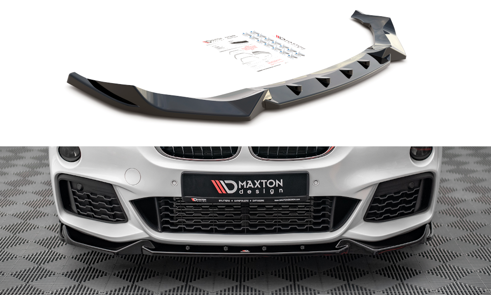 Front Ansatz V.2 für BMW X1 M-Paket F48 Carbon Look