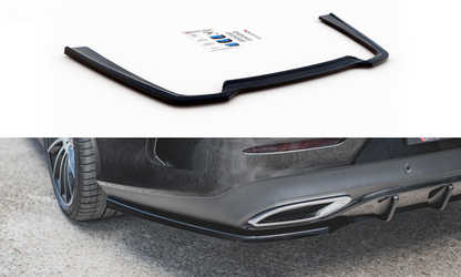 Mittlerer Diffusor Heck Ansatz für Mercedes-Benz CLS AMG-Line C257 Carbon Look