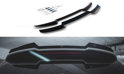 Spoiler CAP V.2 für Audi RS6 C7 schwarz matt