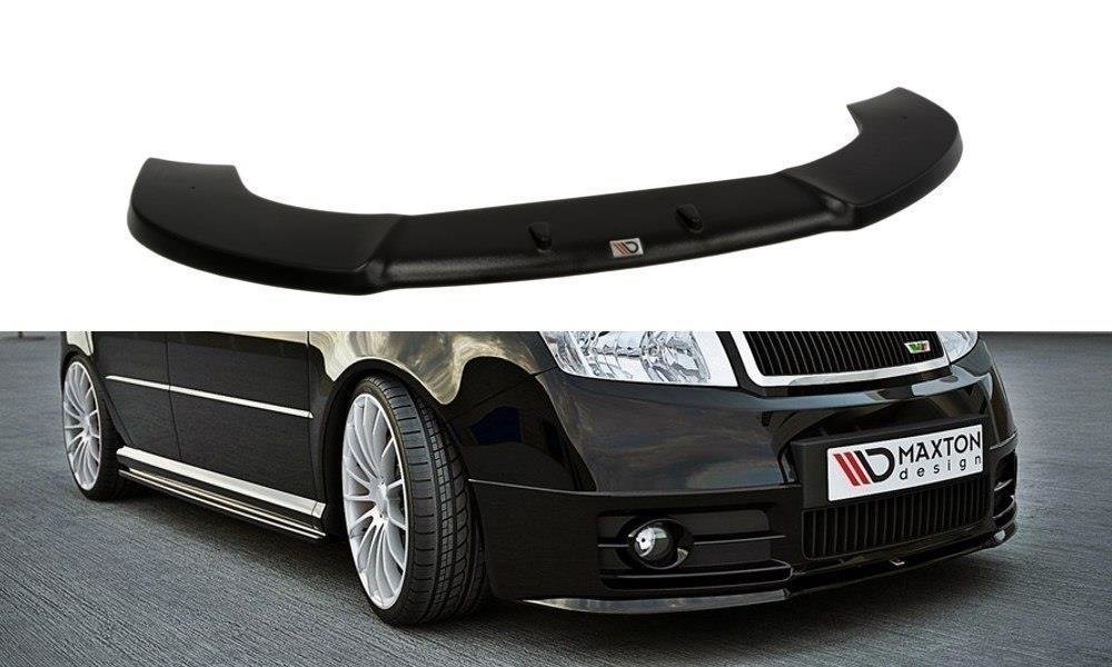 Front Ansatz für SKODA FABIA I RS schwarz matt