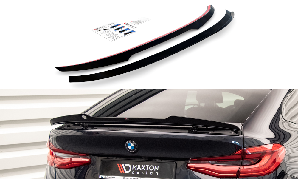 Spoiler CAP für BMW 6er GT G32 M-Paket schwarz matt