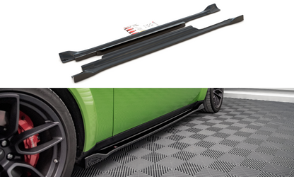 Seitenschweller Ansatz für Dodge Challenger SRT Hellcat Mk3 Carbon Look