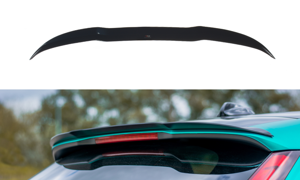 Spoiler CAP für Volvo V40 schwarz matt