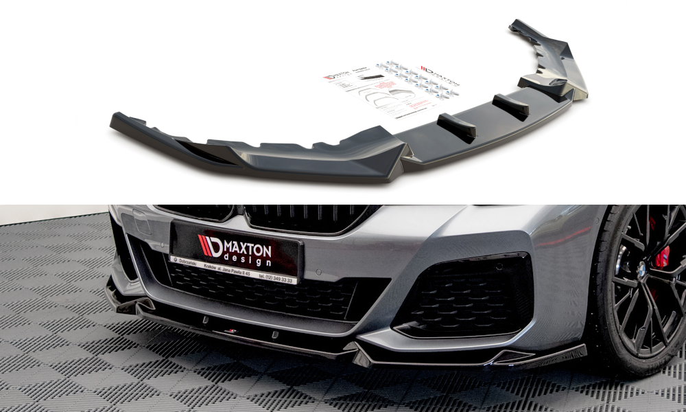 Front Ansatz V.1 für BMW 5er G30 Facelift M-Paket Carbon Look