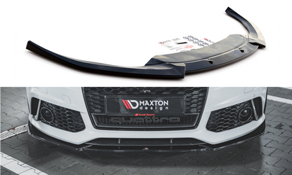 Front Ansatz V.4 für Audi RS6 C7 schwarz Hochglanz