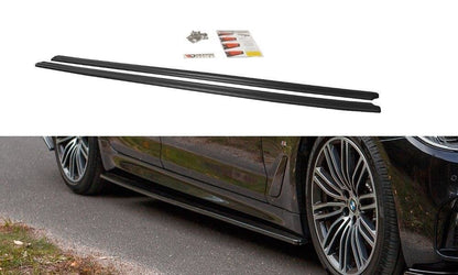 Seitenschweller Ansatz für BMW 5er G30/ G31 M-Paket schwarz Hochglanz