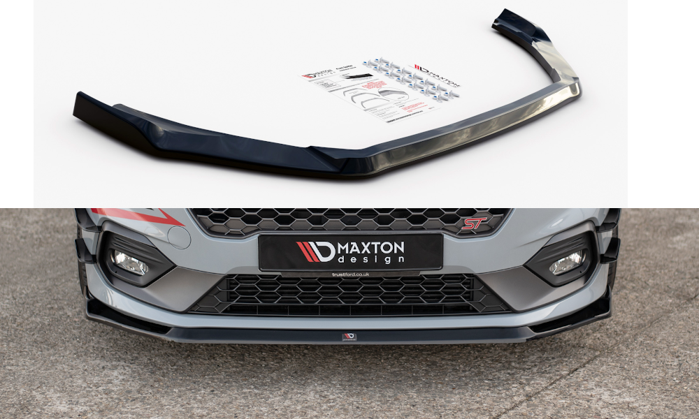 Front Ansatz V.5 für Ford Fiesta Mk8 ST / ST-Line schwarz matt