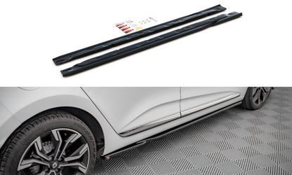 Seitenschweller Ansatz für Renault Clio Mk5 Carbon Look