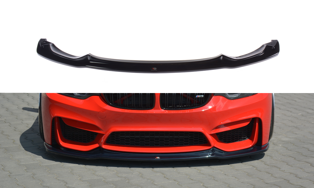 Front Ansatz V.1 für BMW M3 F80  schwarz matt