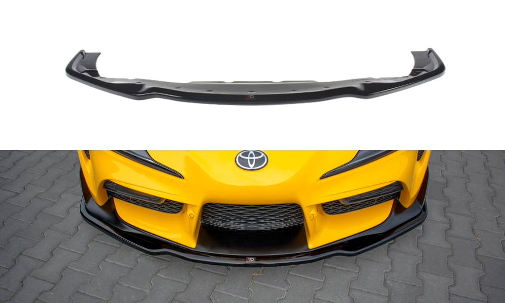 Front Ansatz V.2 für Toyota Supra Mk5 schwarz Hochglanz