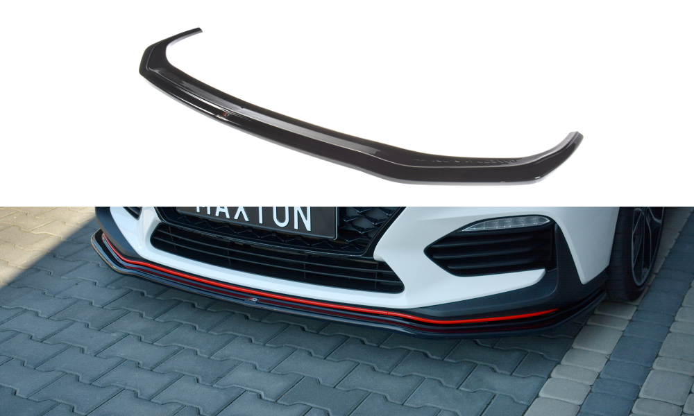 Front Splitter V.2 Hyundai I30 N Mk3 Hatchback / Fastback schwarz matt